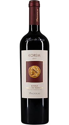 Argiolas Korem Bovale Isola dei Nuraghi Rosso 2017 Argiolas Korem Bovale Isola dei Nuraghi Rosso 2017