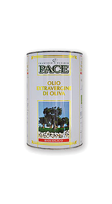 Frantoio Oleario PACE Olio Extra Vergine di Olivia BIO 5 liter DOP