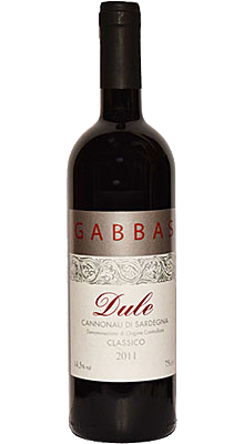 Gabbas Dule Cannonau di Sardegna Classico DOC 2012 Gabbas Dule Cannonau di Sardegna Classico DOC 2012